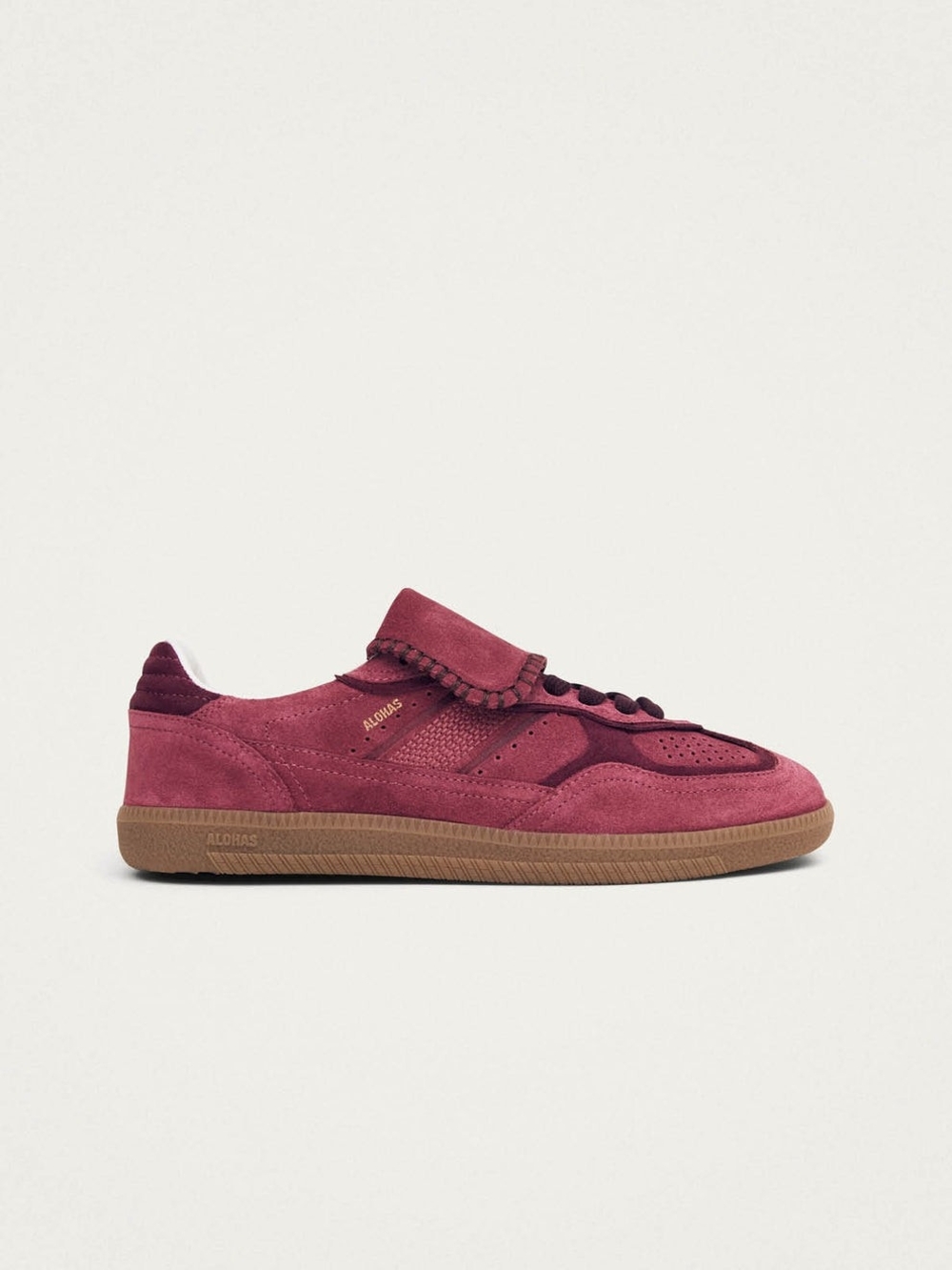 ALOHAS Burgundy Suede Men’s Sneakers